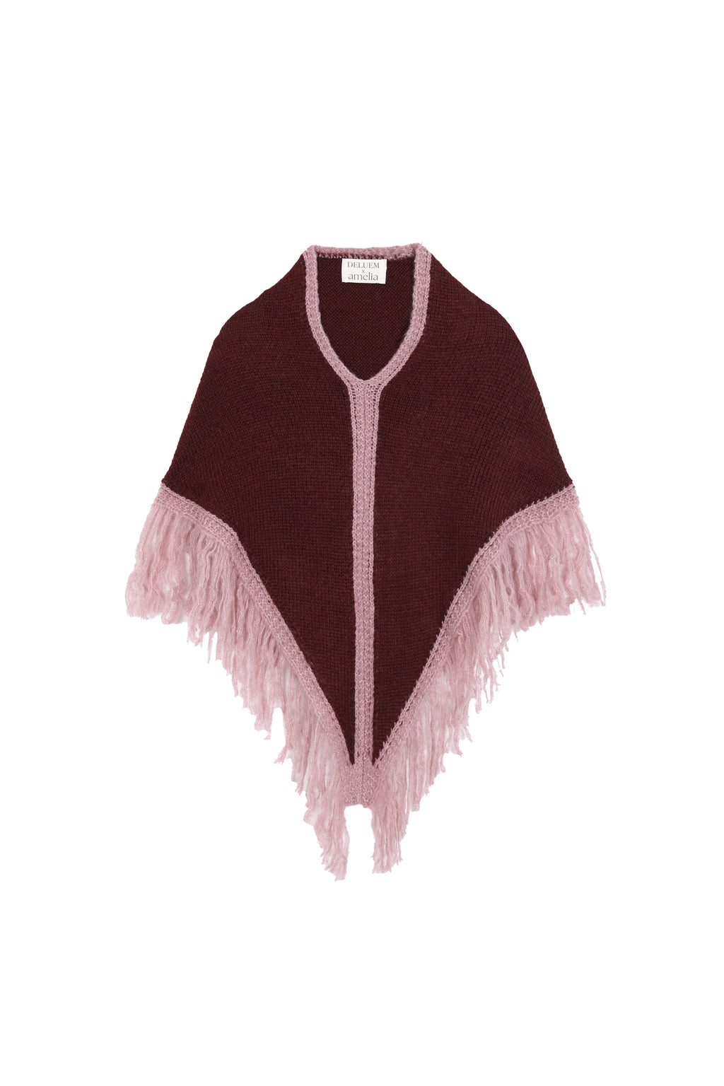 DELUEM x AMELIA - PONCHO ALCOTT KIDS- BOURDEAUX