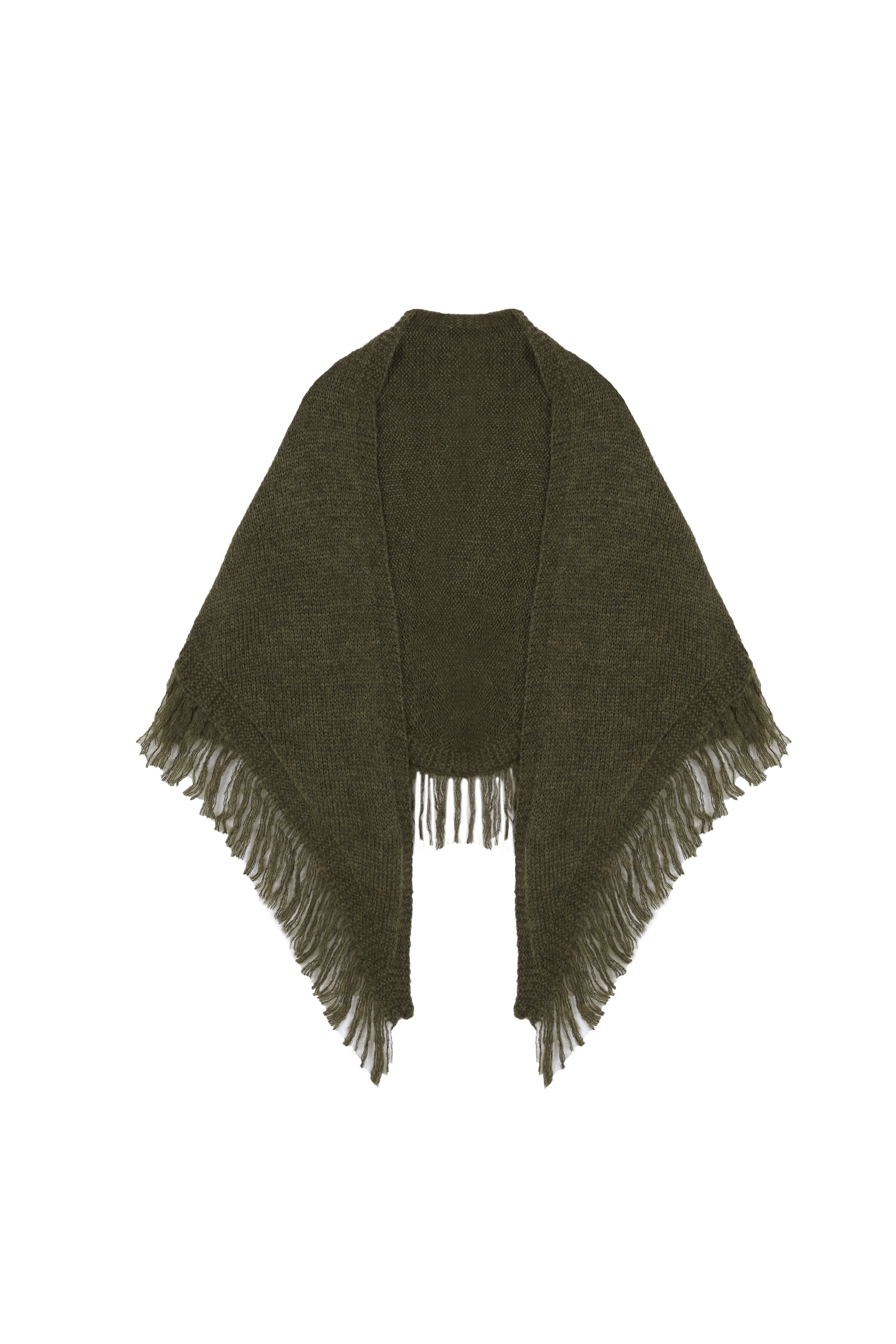 DELUEM x AMELIA - PONCHO ALCOTT KIDS- VERDE CAZA