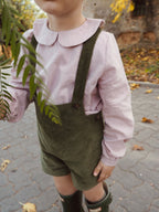 Lucas's shorts in Loden Green Corduroy