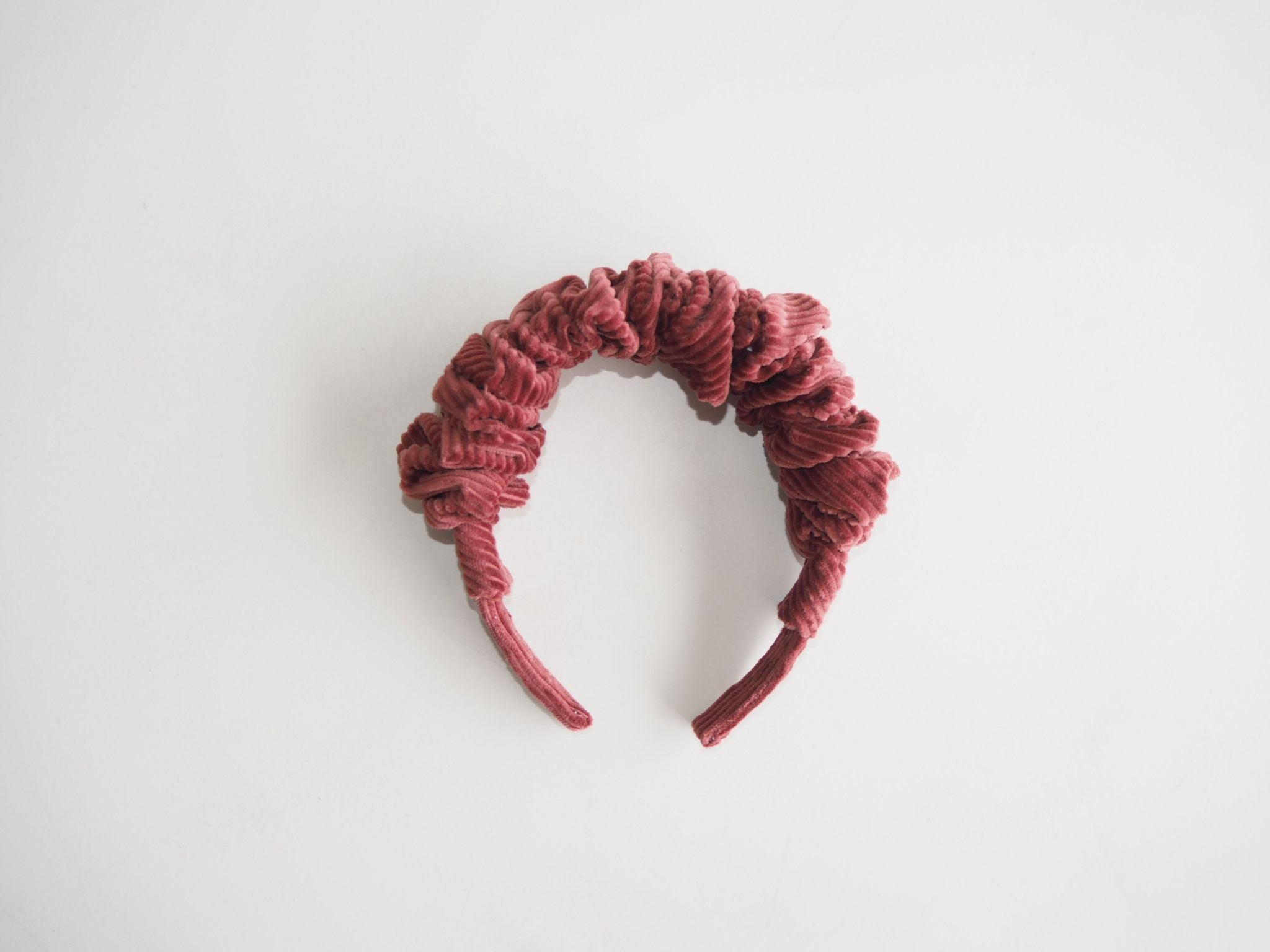 Sienna's Headband in Marsala Corduroy