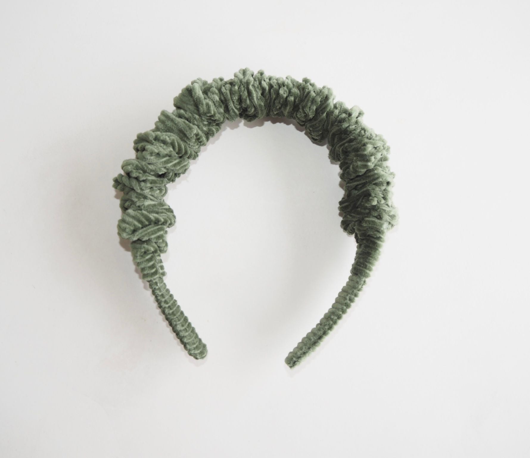 Sienna's Headband in Loden Green Corduroy