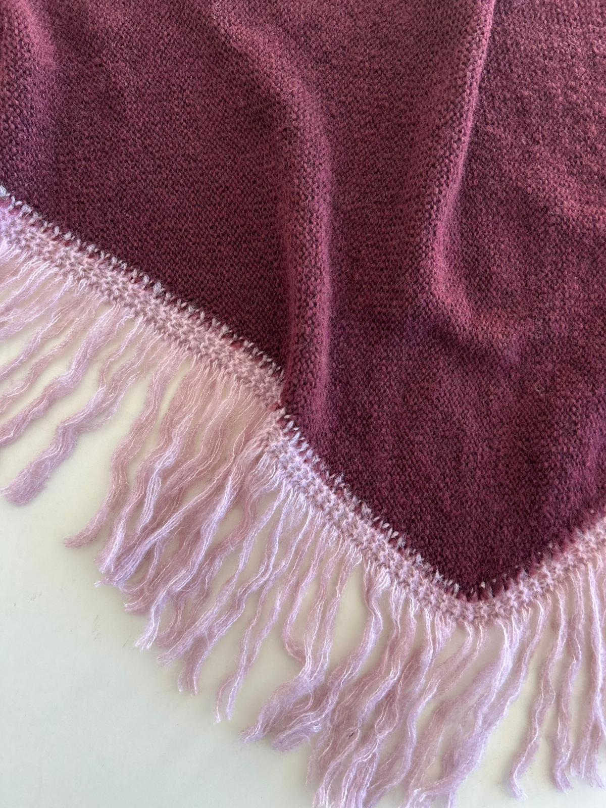 DELUEM x AMELIA - PONCHO ALCOTT KIDS- BOURDEAUX