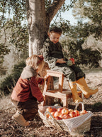 Catalina's Jacket in Marsala and Chocolate