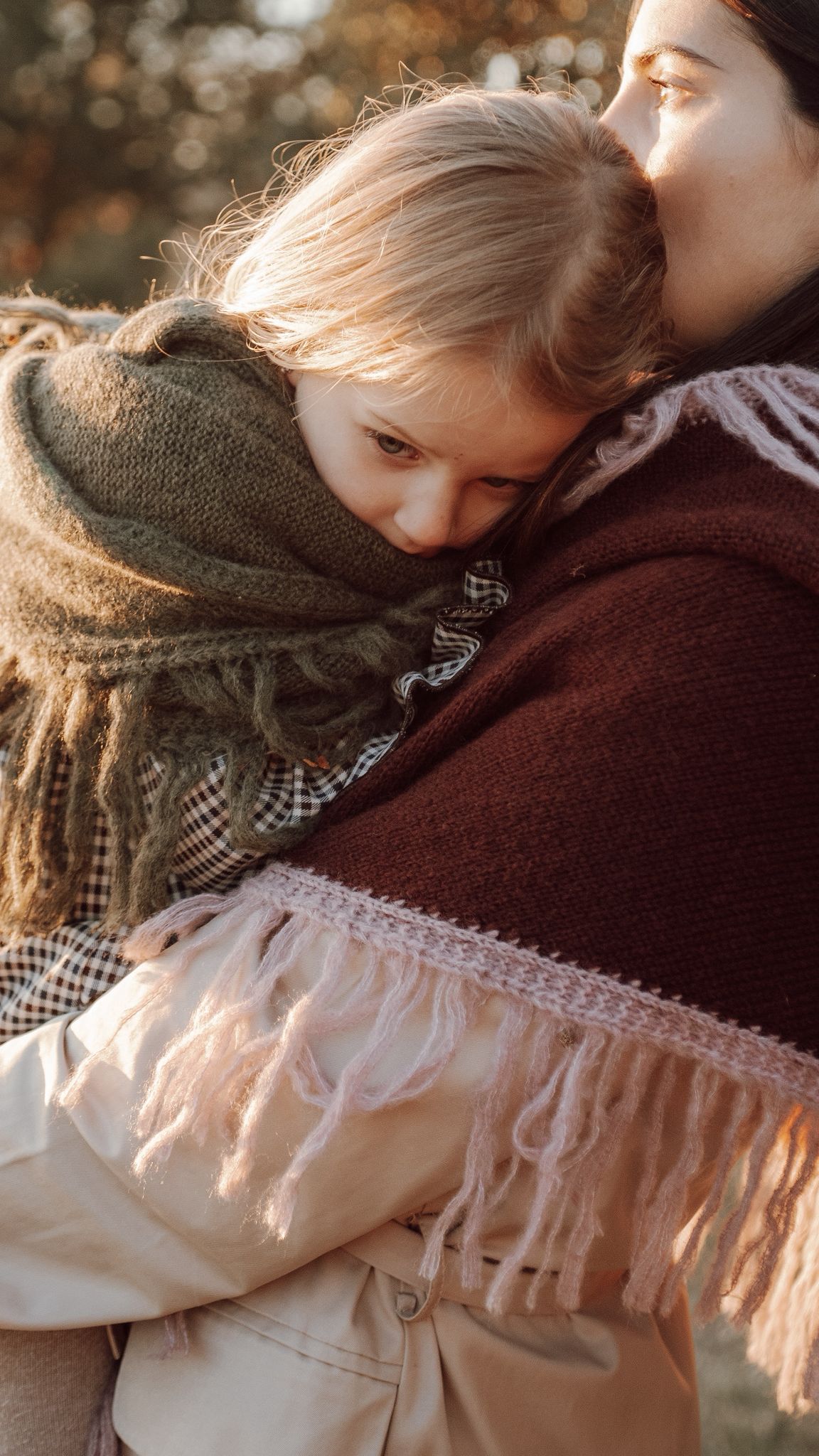 DELUEM x AMELIA - PONCHO ALCOTT KIDS- VERDE CAZA