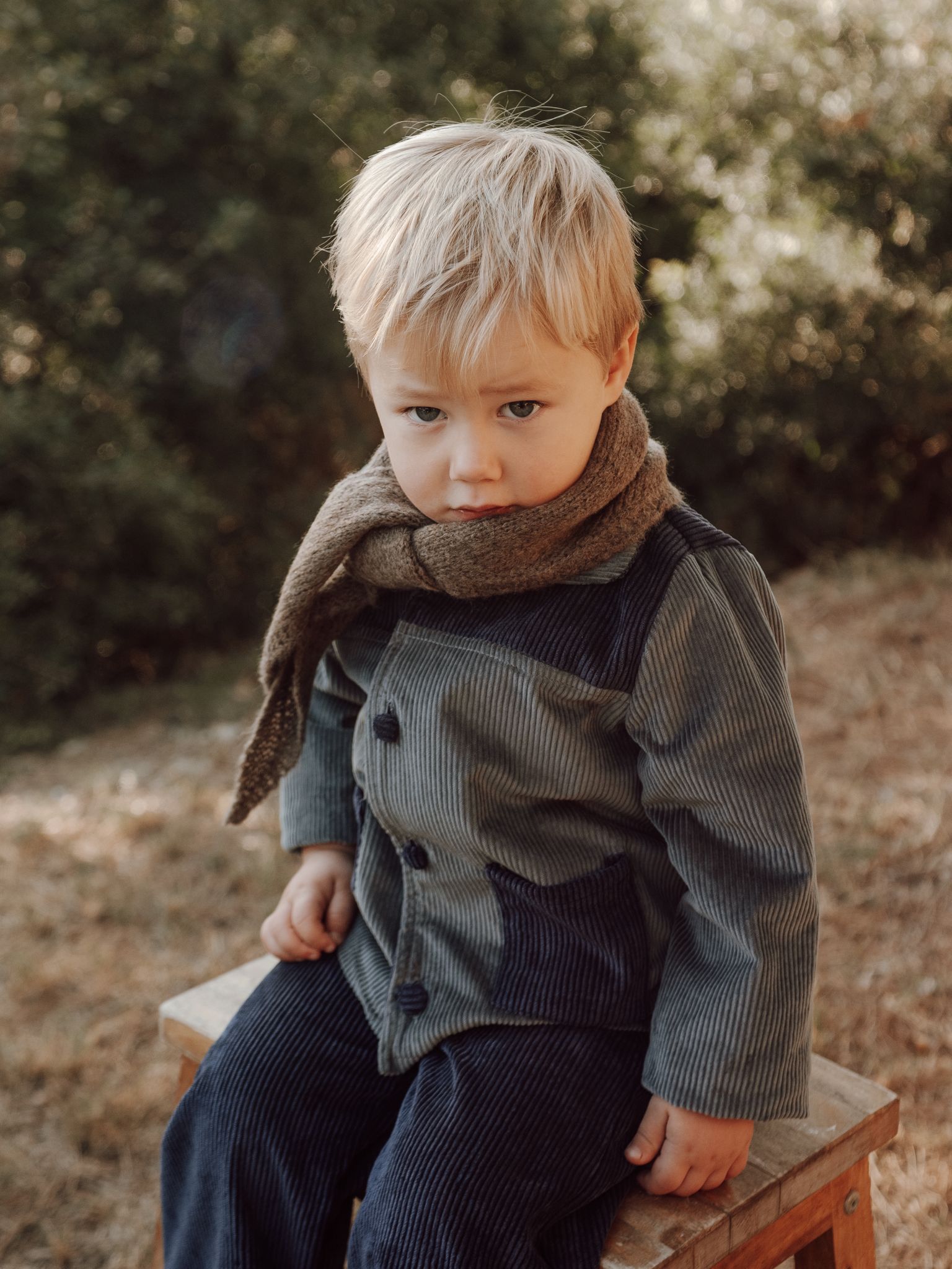 Catalina's Jacket in Duck and Ocean Blue
