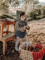 Simona's Bloomer Reversible in Duck Blue and Sagewood