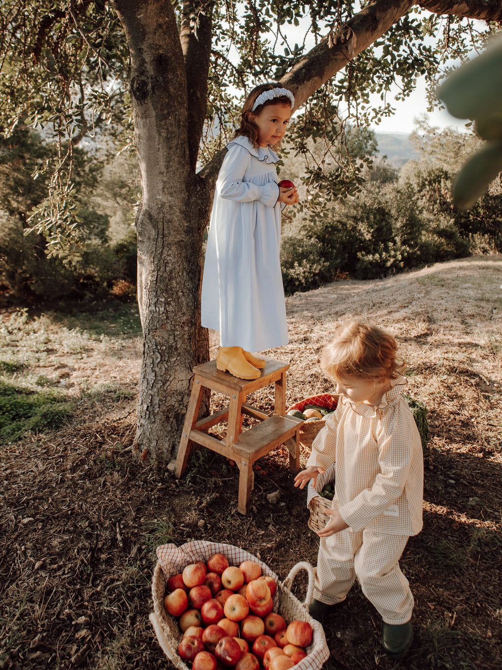 Petra's nightie in Celeste