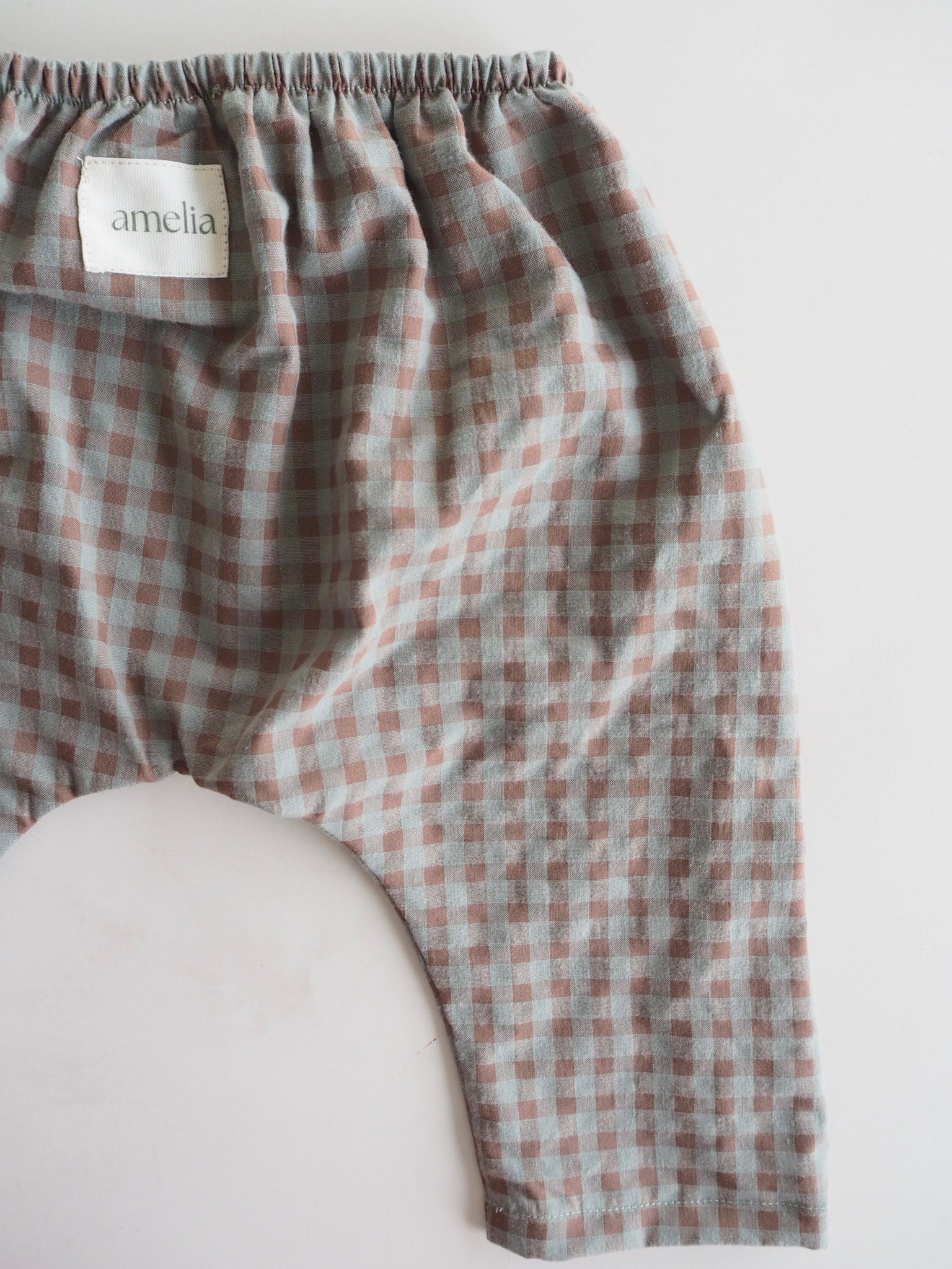 Teo's set in Sagewood Gingham