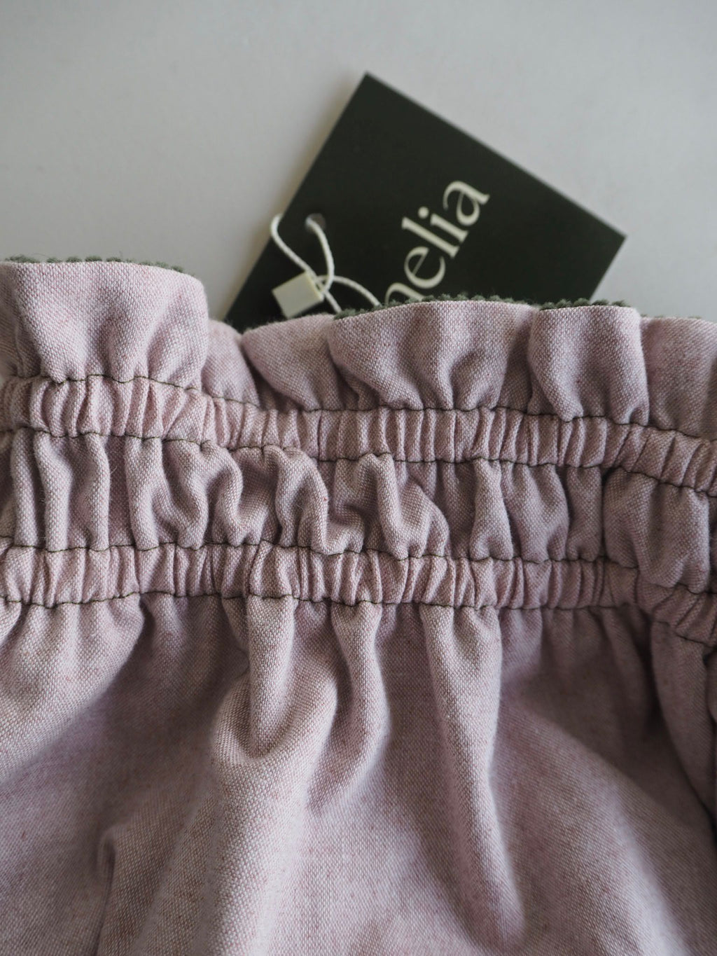 Simona's Bloomer Reversible in Loden Green and Rose