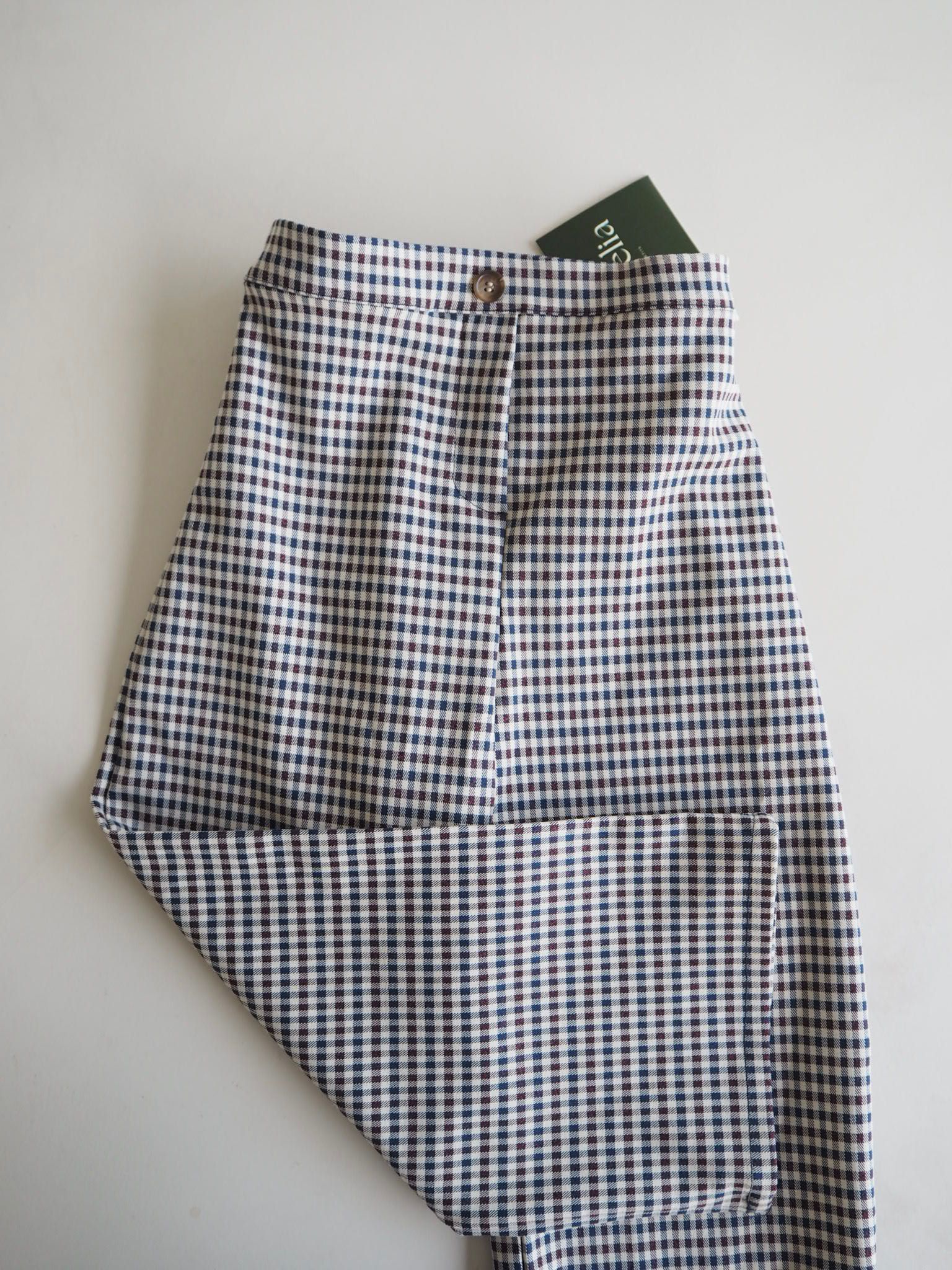 Bosco's in Navy and Berry Gingham