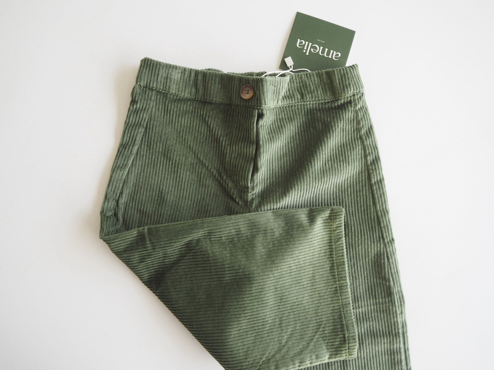 Bosco's Corduroys in Loden Green