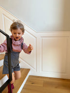 Lucas's shorts in Duck Blue Corduroy