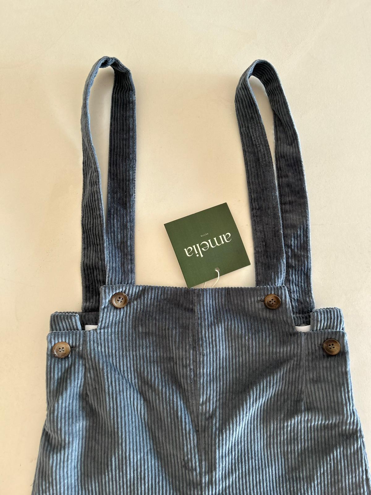 Lucas's shorts in Duck Blue Corduroy