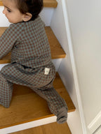 Teo's set in Sagewood Gingham