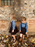 Vela's skirt in Brown Wool