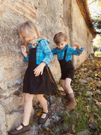 Vela's skirt in Brown Wool