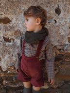 Lucas's shorts in Marsala Corduroy