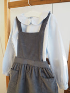 Vela's skirt in Duck Blue Corduroy