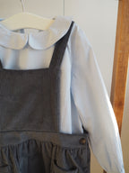 Vela's skirt in Duck Blue Corduroy