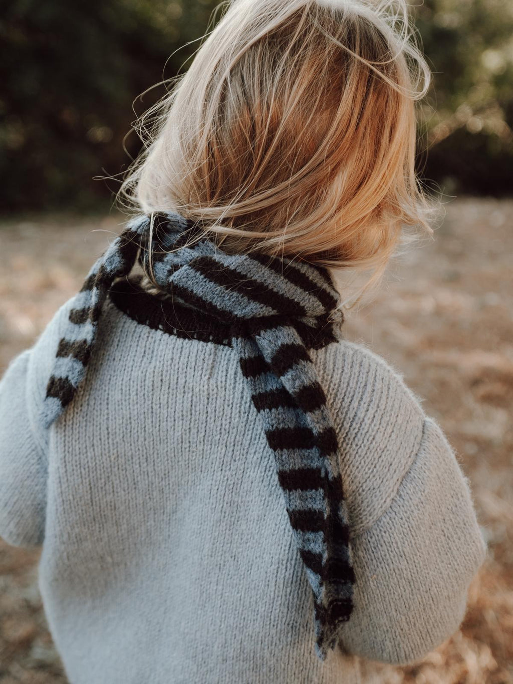 DELUEM x AMELIA - BANDANA KIDS DE PUNTO ALCOTT - BLUE