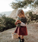 Vela's skirt in Marsala Corduroy