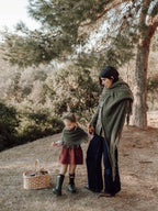 DELUEM x AMELIA - PONCHO ALCOTT KIDS- VERDE CAZA