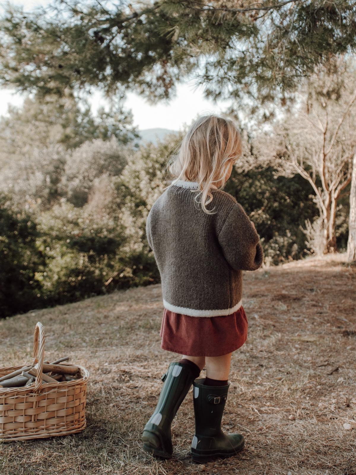 DELUEM x AMELIA - CHAQUETA MAGGIE KIDS- OFF WHITE