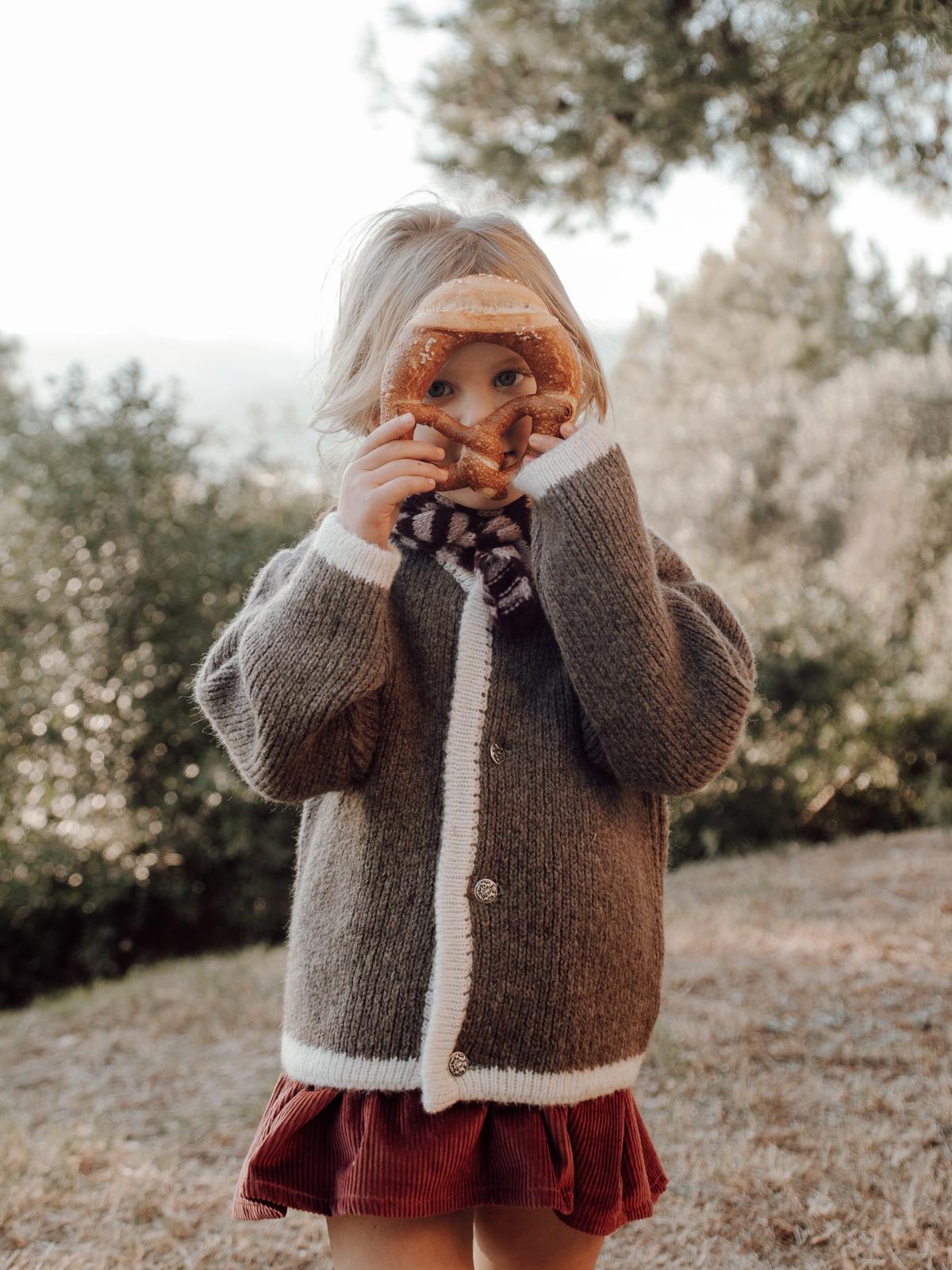 DELUEM x AMELIA - CHAQUETA MAGGIE KIDS- OFF WHITE