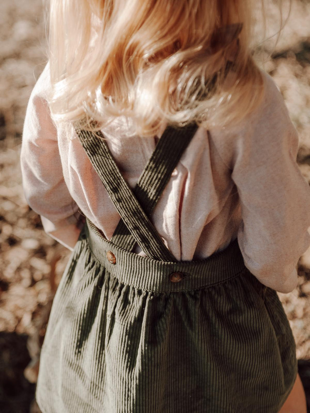 Vela's skirt in Loden Green Corduroy