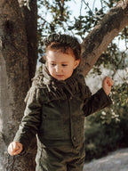 Sienna's Headband in Loden Green Corduroy