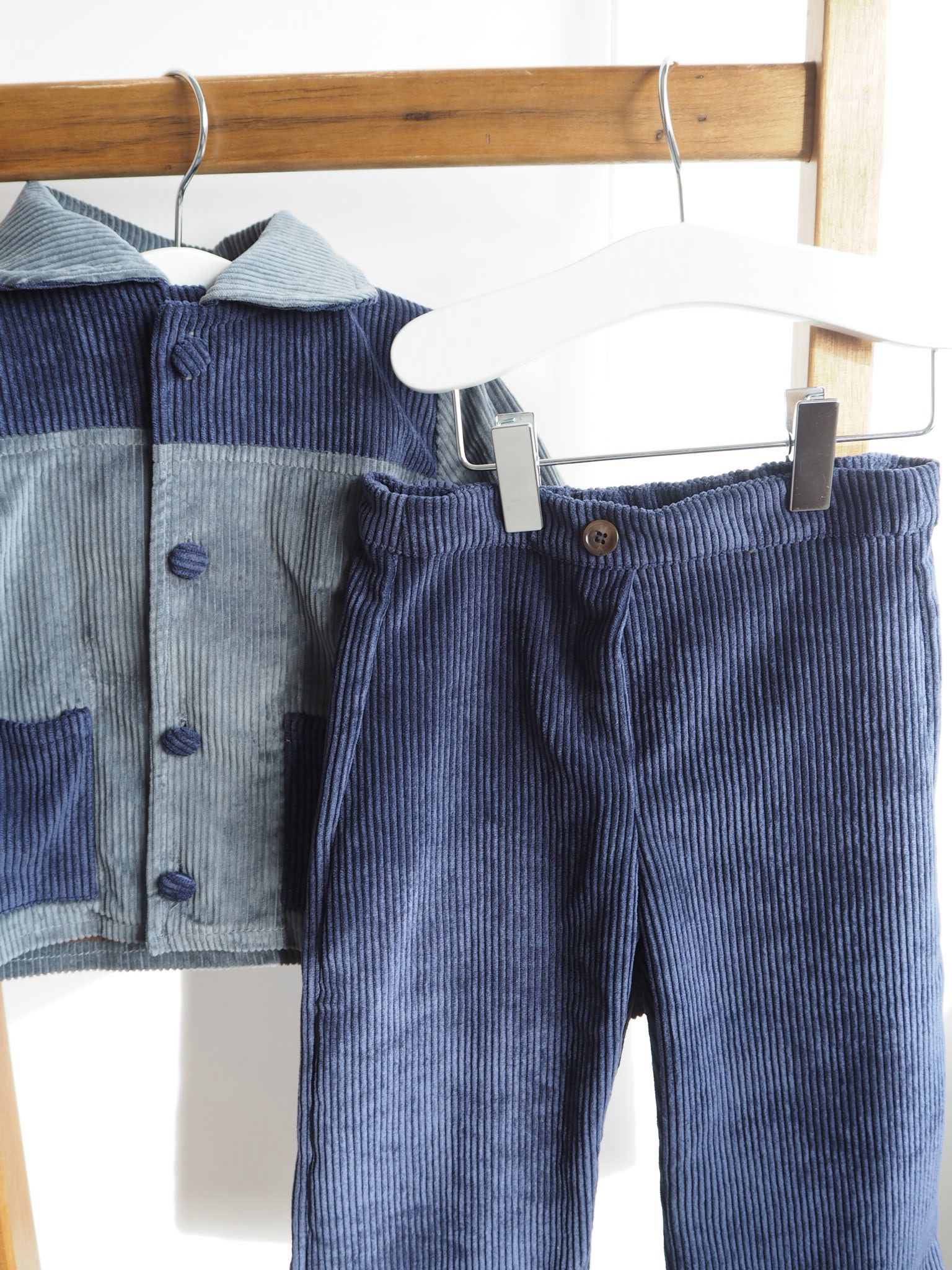 Catalina's Jacket in Duck and Ocean Blue