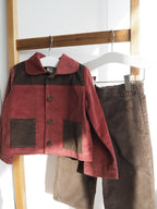 Catalina's Jacket in Marsala and Chocolate