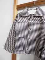 Catalina's Jacket Navy-blue and Berry-red checks