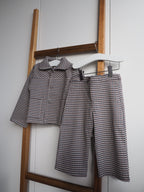 Catalina's Jacket Navy-blue and Berry-red checks